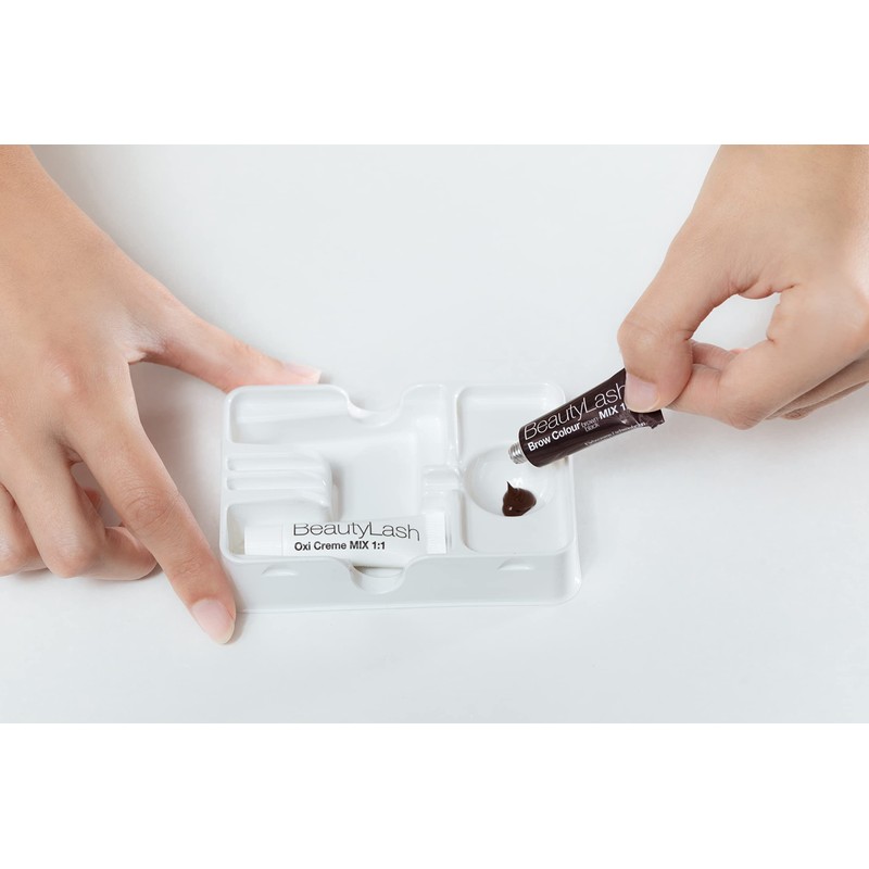BeautyLash Power-Brow Dye Set Light Brown, Vegan Eyebrow Colour Dyes
