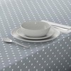 Oilcloth Tablecloth Washable Square 140 x 180 cm Stars Light
