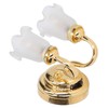 1:12 Doll House Miniature Wall Lamp LED Light Model Toy