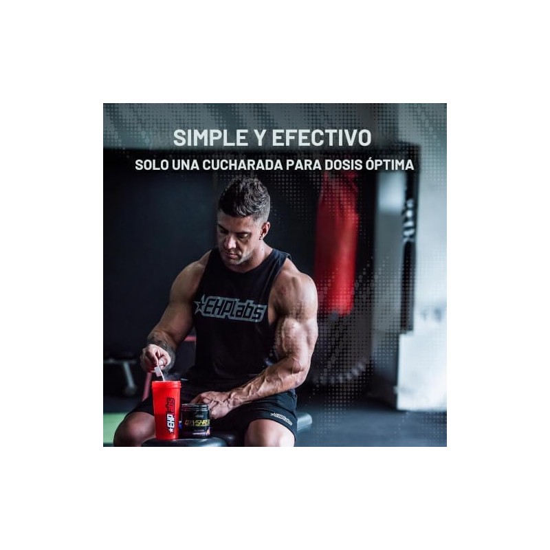 EHPlabs OxyShred Hardcore Polvo termogénico para preentrenamiento para triturar, polvo