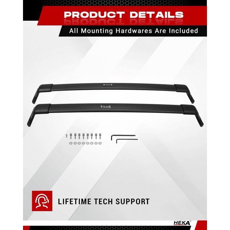 220lb Roof Rack Cross Bars Fit for Grand Cherokee L