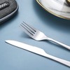 Portable Utensils,Travel Camping Cutlery Set, Portable Stainless Steel Flatware Set,Travel