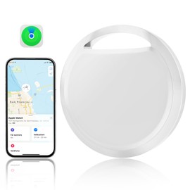 Fohil Anti-Lost Tag, Small, Ultra Lightweight, Smart Tracker, Tracking Tag, Compatible with "Search", Smartphone Round, Prevents Lost Items, Prevents Theft, Barre, Convenient to Carry, Replaceable