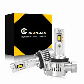 CIWENDAN H8 H9 H11 H16 LED Headlight, Fog Light, Explosive Light, 30,000 LM, New Standard Vehicle Inspection, High Power CSP LED Chip, 20x Brightness, Genuine Halogen, 4-Layer Heat Dissipation