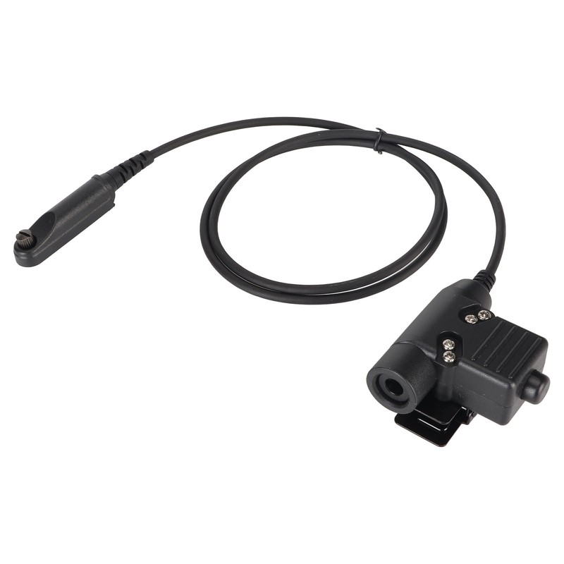 U94 PTT Adapter Cable 35.4in Walkie Talkie Headset Connector Cable