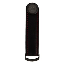 Orbitkey CHLO-2-OBRDBK Keychain, Leather, Key Case, Key Cover, Key Organizer, Leather, Stylish, Genuine Leather, Keys, Obsidian/Red, Crazy Horse Leather Obsidian/Red