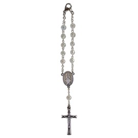 Cathedral Art April/Crystal Birthstone Car Rosary