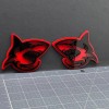 Emblem Badge 2PCS Shark Emblem Badges – 3D Aggressive Racing