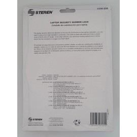 Steren 5 Pack Steren Combination Padlock for Laptops Dell Sony Acer Apple Mac