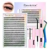 Pawotence Lash Extension Kit DIY 280pcs Individual Lash Clusters Kit