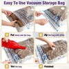 HIBAG Vacuum Storage Bags, 10-Pack Vacuum Seal Bags for Clothing