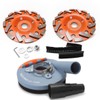 Wohenhao Dust Shroud for Angle Grinder 4.5-5 inch + 2