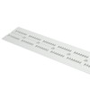 18 Inch Woodworking Edge Ruler with Fixator Serrated Design Angle