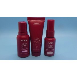 AVEDA travel size Color Control GIFT SET Shampoo Conditioner Leave-in Treatment