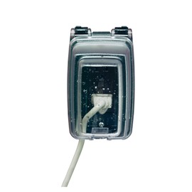 Intermatic WP1010C 1 Gang Vertical 3-1/8-Inch Outdoor in use Box Cover, Clear