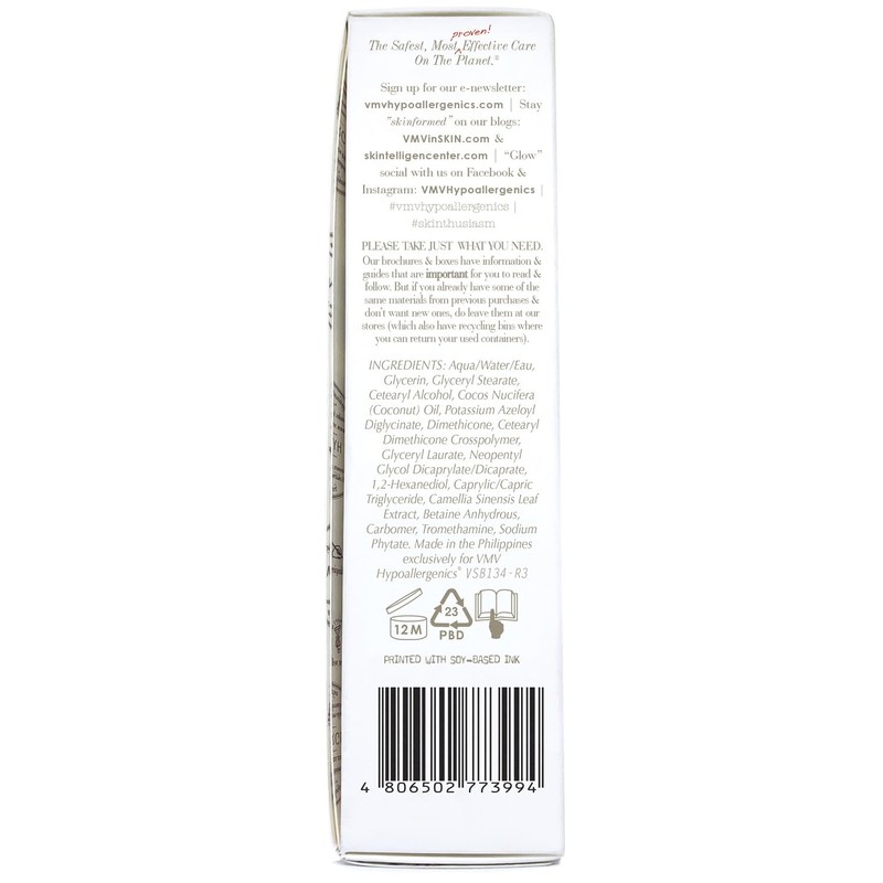 VMV Hypoallergenics Red Better Daily Therapy Moisturizer 120ml