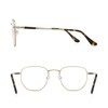 RB.Pilot Classic Square Polygon Reading Glasses for Men Women Light