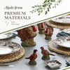 Spode 3.5" Pheasant-Shaped Salt and Pepper Shakers - Dolomite Ceramic