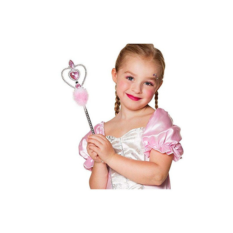 Toverstaf Anna roze (32 cm)