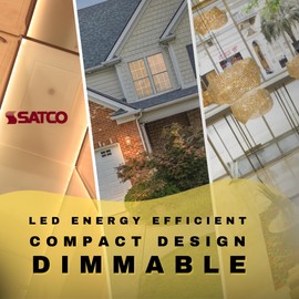 Satco S12131 5W/LED/G9/850/CL/120V/1CD – 5 Watt Mini LED; G9 Base; Clear Finish; 5000K; Natural Light; 120 Volt; T4 Shape; 2.17" MOL; Dimmable; Ideal for Miniature Lighting Applications (12 Pack)