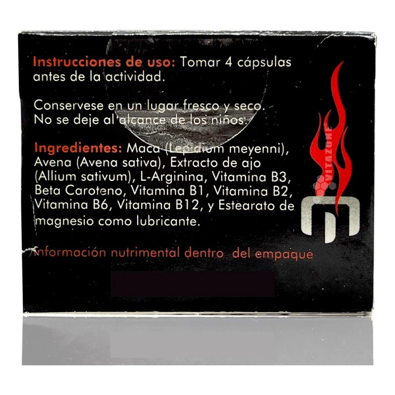 Men Fire (energizante) 4 Cápsulas Protgt