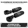 YHMTIVTU Black 1 1/4" 32mm Engine Guards Highway Foot Peg