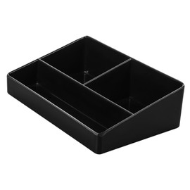 ABOOFAN Tea Bag Storage Organizer 3 Compartments Food-Grade Coffee Box for Sugar and Tea Bags Suitable for Kitchen Countertop and Restaurant Use