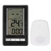 Wireless Electronic Thermometer Indoor Outdoor Home Digital Weather Station Clock