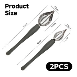 2 Pieces Stainless Steel Spoons Kitchen Utensils Food Serving Tools Baking Accessories Creative Kitchenware