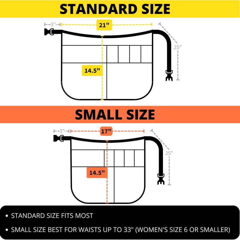 SupplyMaid 7-Pocket Waterproof Professional Cleaning Apron