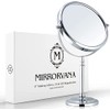 Mirrorvana Espejo de Mesa con Aumento 10X y Giro 360°