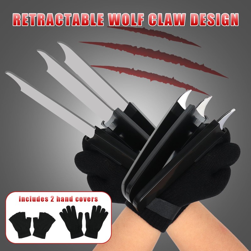 Heyseri 2 PCS Wolf Claws, New Upgrade Wolf Claws with