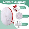 DECOHS 33 Ft Window Grille Inserts Grid Kit- TPE Self-Adhesive