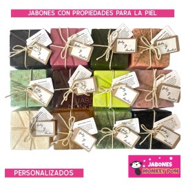 Jabones Monkey Pom 50 Jabones Artesanales Recuerdos Personalizados +100 Gr C/u