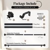 Heavy Duty Curtain Rods for Windows 28 to 48 Inches,