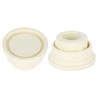 Haowecib Pool Ladder Rubber Buffer, 2 Pieces Safety Protection Replacement