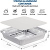 [𝟕𝟎 𝐏𝐚𝐜𝐤] Extra Large Disposable Aluminium Foil Containers with Lid