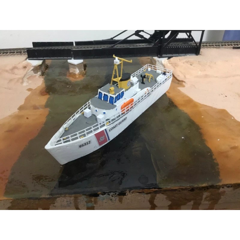 "Handmade" N scale U.S. Coast Guard 95 Foot Cutter ship