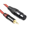 Devinal Balanced 3.5mm 1/8 inch Mini Jack TRS Stereo Male