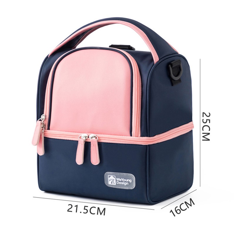 Breastmilk Cooler Backpack Fashion Double Layer Thickening Thermal Insulation Retain