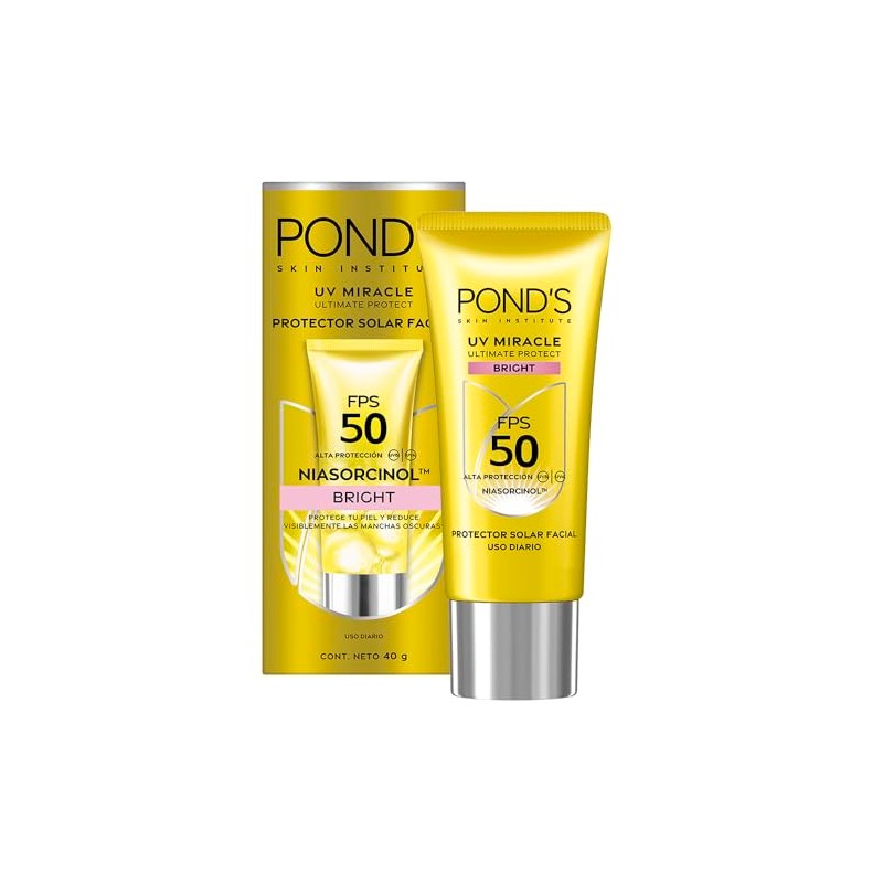 POND'S Protector Solar Facial 50 FPS UV Miracle Bright, Anti-Manchas