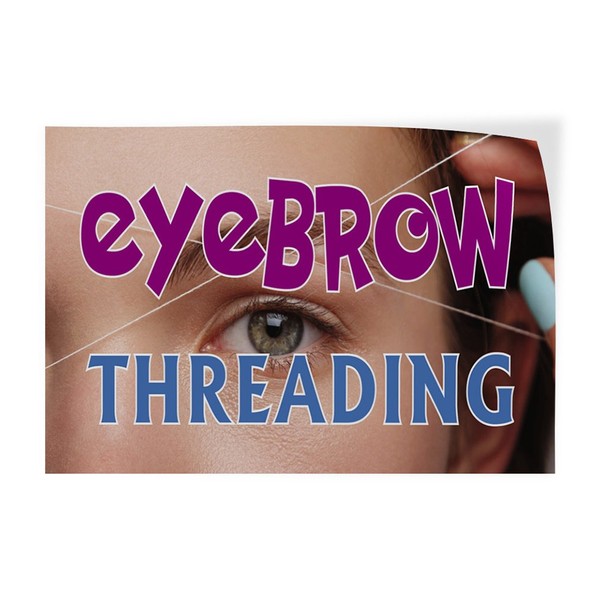 Decal Stickers Multiple Sizes Eyebrow Threading A Advertising Printing Industrial