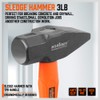 HORUSDY 5-Piece Hammer Set, 16oz and 32oz Ball Pein Hammers,