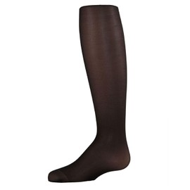 MeMoi Girls Essential Sheer Nylon Tights Black 10-12