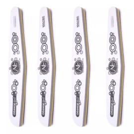 Mc Nails Lima Profesional Para Uñas Orange Hard 100/180 4 Pz