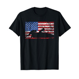 American Flag Bobsledding T-Shirt, USA Gift, Bobsled Team T-Shirt