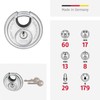 ABUS 44750 Diskus Hardened Steel Shackle Padlock