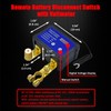 Ampper Remote Battery Disconnect Switch 12V W/Voltmeter, 240A Remote Control