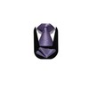 HISDERN Mens Ties Purple Tie and Pocket Square Dark Purple