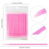 400 PCS Micro Applicator Brushes Disposable Eyelash Extension Microswab Mascara